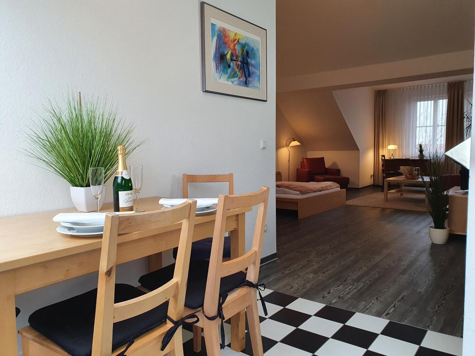 Apartmenthaus Feuerbach Leipzig Exterior foto